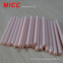 MICC 100mm lange 2/4/6 Löcher 99,5% Aluminiumoxidkeramikstäbe